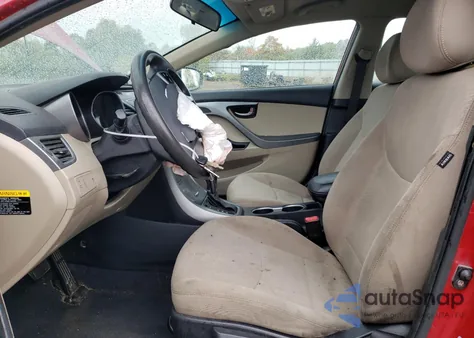 2014 Hyundai Elantra Se from USA, damaged, VIN KMHDH4AE9EU165679